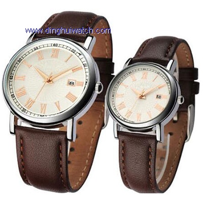 Lover watch with Roman numerals and calendar Lover watch with Roman numerals and calendar