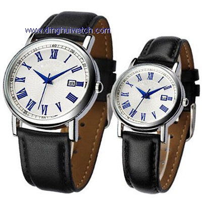 Lover watch with Roman numerals and calendar Lover watch with Roman numerals and calendar