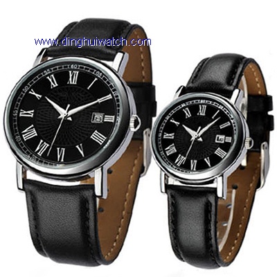 Lover watch with Roman numerals and calendar Lover watch with Roman numerals and calendar