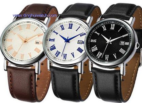 Lover watch with Roman numerals and calendar Lover watch with Roman numerals and calendar