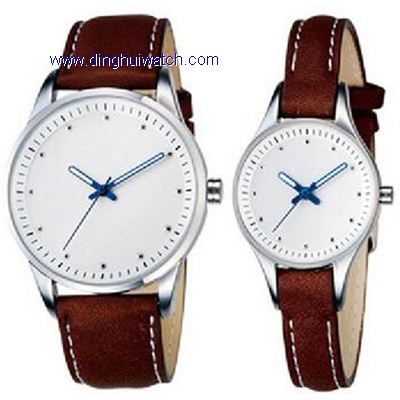 Fashion lover watch alloy case watch with PU strap Fashion lover watch alloy case watch with PU strap
