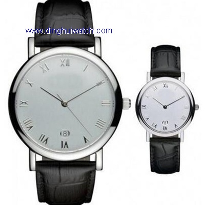 Hot selling lover watch with calendar and PU strap Hot selling lover watch with calendar and PU strap