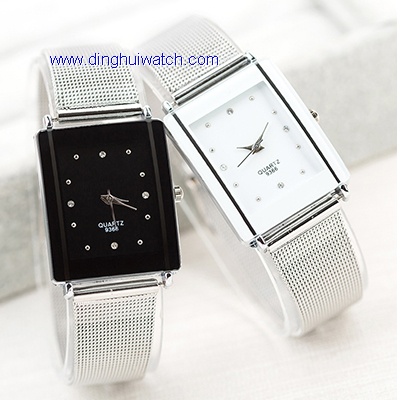 High quality lover watch quartz watch with steel mesh strap High quality lover watch quartz watch with steel mesh strap