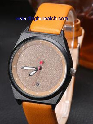 Leather watch fashion alloy quartz watch Leather watch fashion alloy quartz watch