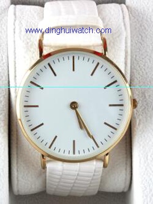 Leather watch fashion alloy quartz watch Leather watch fashion alloy quartz watch