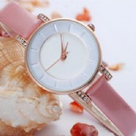 Quartz watch fashion lady watch with PU strap