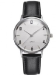 Leather watch with PU strap