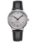 Leather watch with PU strap