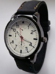 Leather watch fashion alloy quartz watch