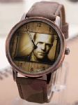 Fashion leather strap watch hot selling in Europe