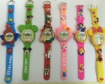Fashion kids watch silicone strap watch