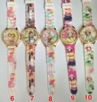 Fashion kids watch silicone strap watch