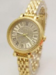 Fashion diamond watch with steel band
