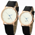 Fashion lover watch with pu strap