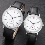 Fashion lover watch with Arabic numerals and pu strap
