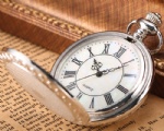 Fashion pocket watch with Roman numerals