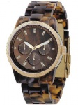 Three big eyes with ceramic strap watch