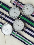 Colorful nylon strap watch
