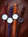 Leather watch