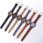 Leather watch
