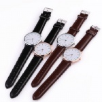 Leather watch