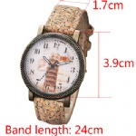 Leather watch