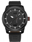 High quality alloy watch with leather strap